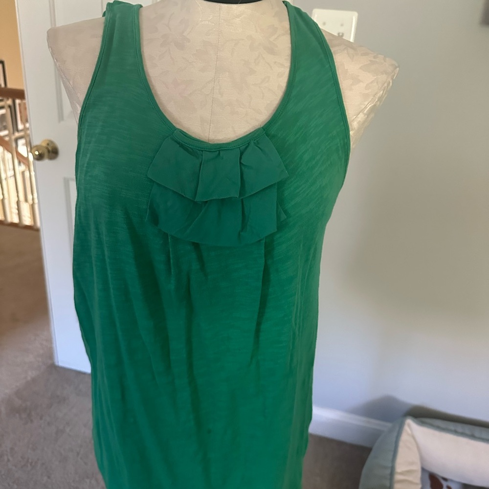 GENERRA Green Sleeveless Top